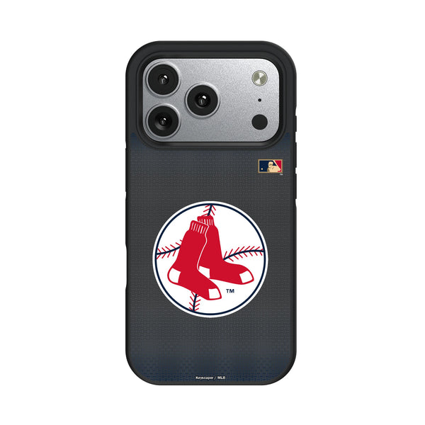 Boston Red Sox 1970-1975 - Cooperstown Collection Linen iPhone Bump Phone Case for Apple iPhone