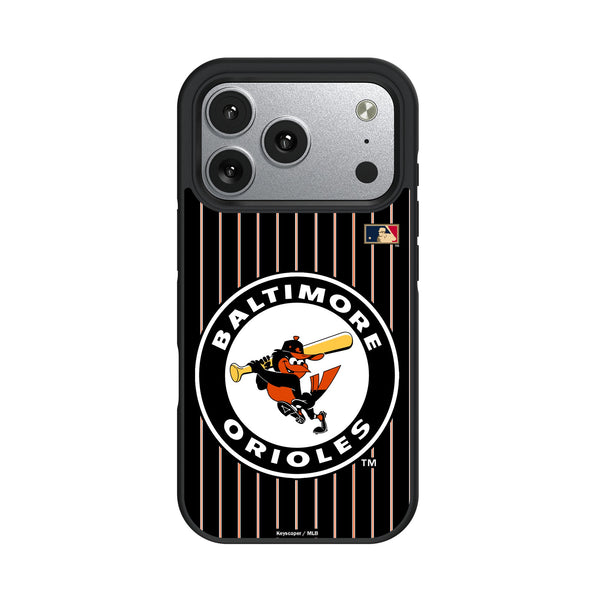Baltimore Orioles 1966-1969 - Cooperstown Collection Pinstripe iPhone Bump Phone Case for Apple iPhone