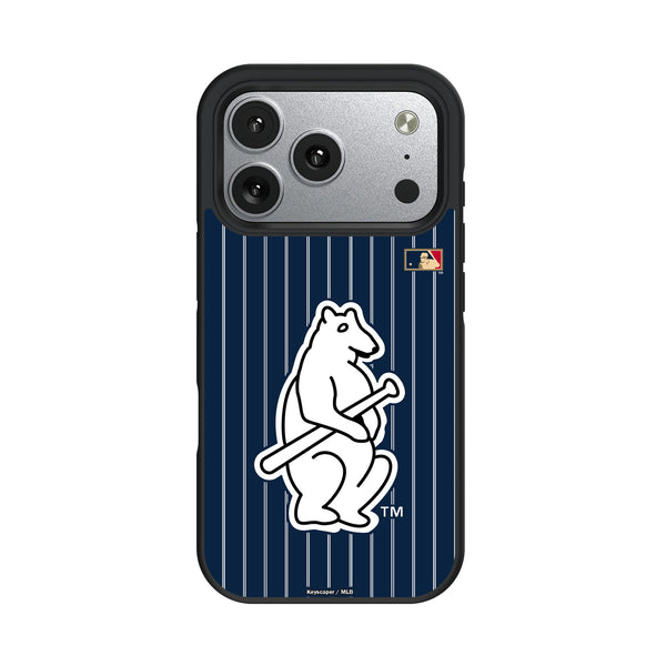 Chicago Cubs 1914 - Cooperstown Collection Pinstripe iPhone Bump Phone Case for Apple iPhone