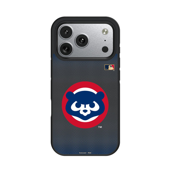 Chicago Cubs Home 1979-1993 - Cooperstown Collection Linen iPhone Bump Phone Case for Apple iPhone