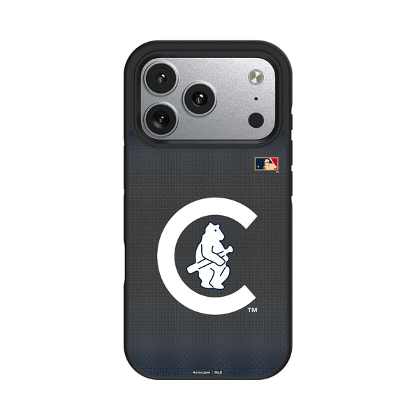 Chicago Cubs 1911-1912 - Cooperstown Collection Linen iPhone Bump Phone Case for Apple iPhone