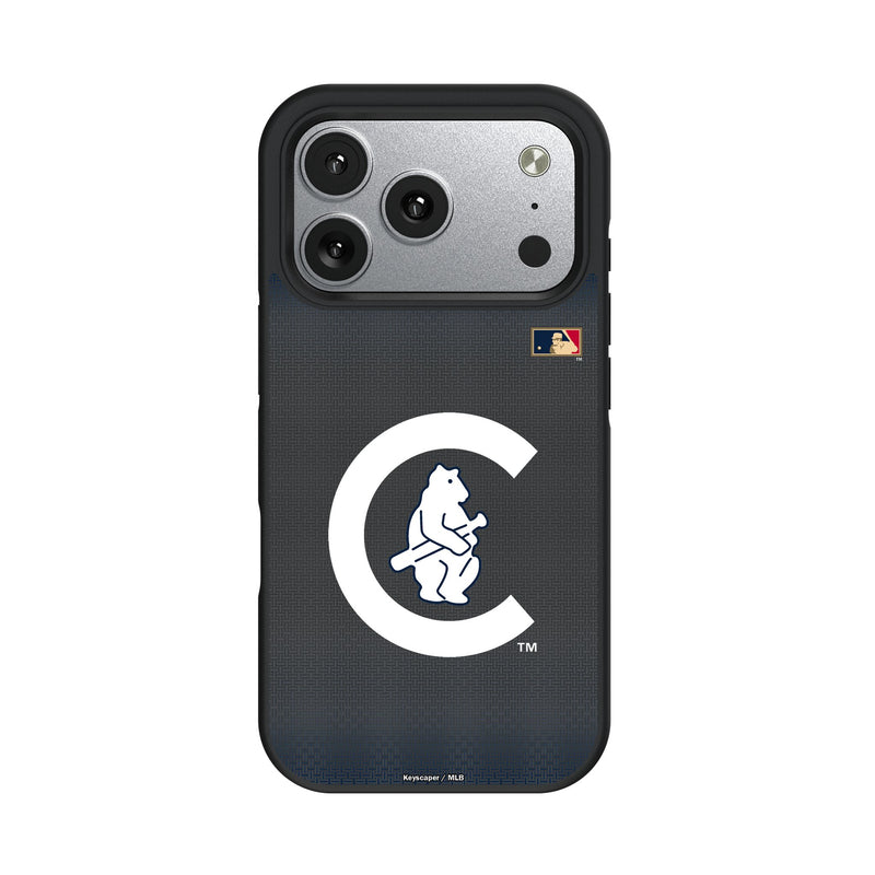 Chicago Cubs 1911-1912 - Cooperstown Collection Linen iPhone Bump Phone Case for Apple iPhone
