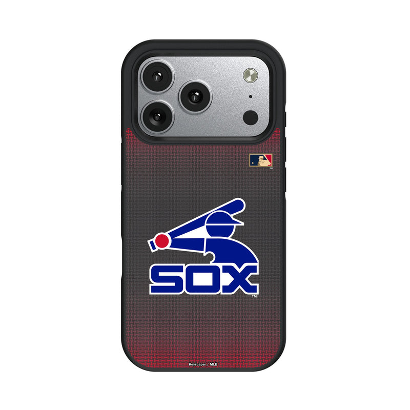 Chicago White Sox 1976-1981 - Cooperstown Collection Linen iPhone Bump Phone Case for Apple iPhone