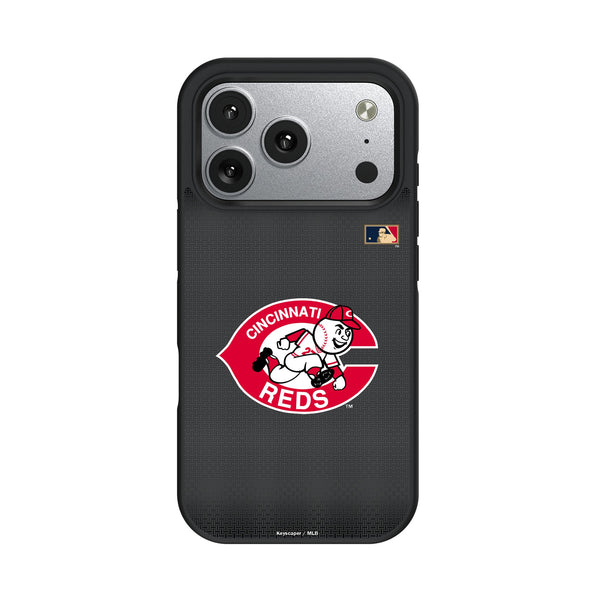 Cincinnati Reds 1974-1992 - Cooperstown Collection Linen iPhone Bump Phone Case for Apple iPhone