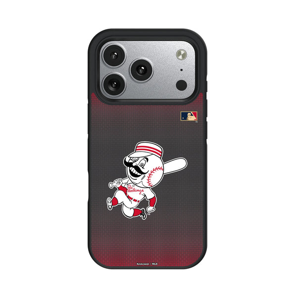 Cincinnati Reds 1953-1967 - Cooperstown Collection Linen iPhone Bump Phone Case for Apple iPhone