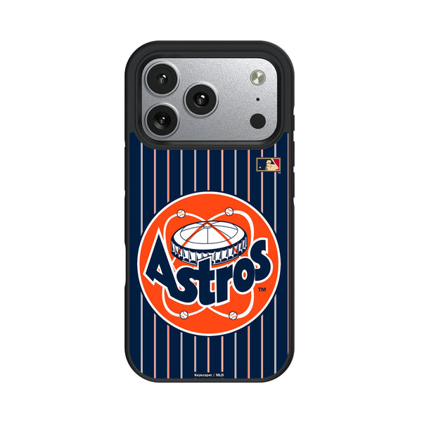 Houston Astros 1977-1993 - Cooperstown Collection Pinstripe iPhone Bump Phone Case for Apple iPhone