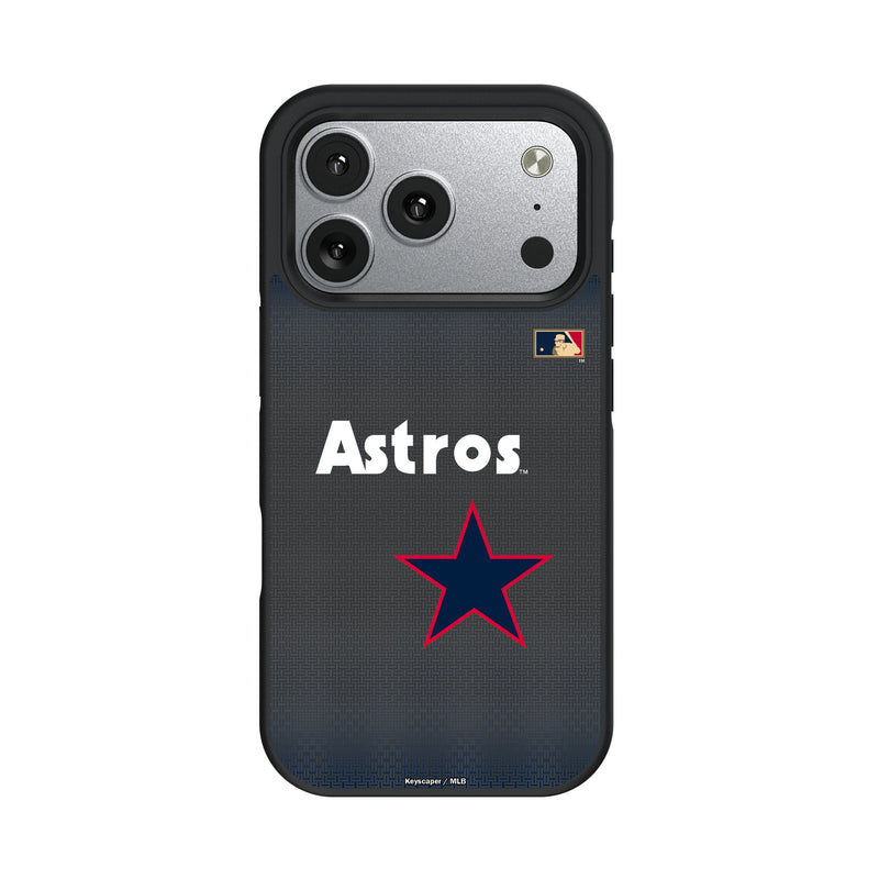 Houston Astros 1975-1981 - Cooperstown Collection Linen iPhone Bump Phone Case for Apple iPhone