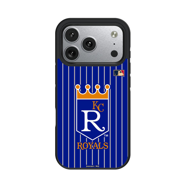 Kansas City Royals 1969-1978 - Cooperstown Collection Pinstripe iPhone Bump Phone Case for Apple iPhone