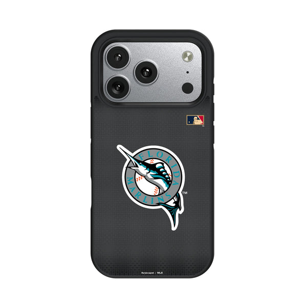 Miami Marlins 1993-2011 - Cooperstown Collection Linen iPhone Bump Phone Case for Apple iPhone