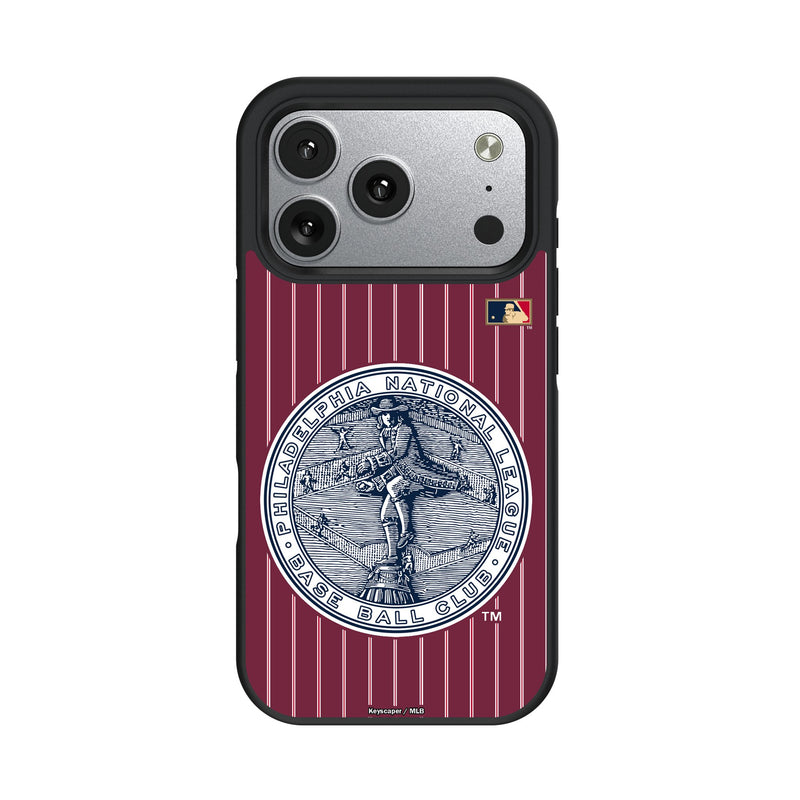 Philadelphia Phillies 1915-1943 - Cooperstown Collection Pinstripe iPhone Bump Phone Case for Apple iPhone