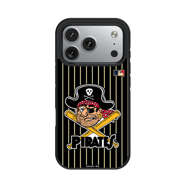 Pittsburgh Pirates 1958-1966 - Cooperstown Collection Pinstripe iPhone Bump Phone Case for Apple iPhone
