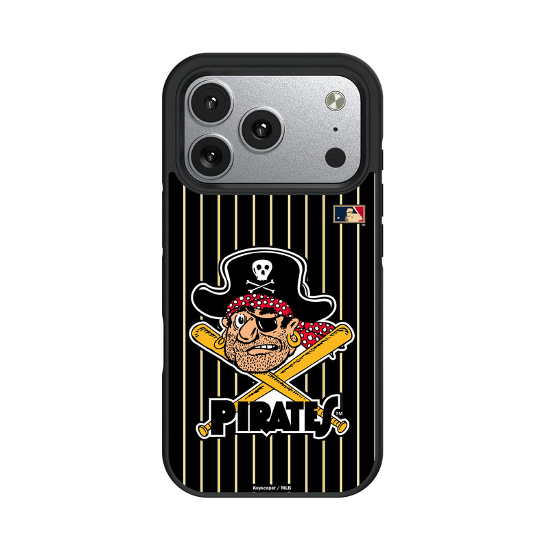 Pittsburgh Pirates 1958-1966 - Cooperstown Collection Pinstripe iPhone Bump Phone Case for Apple iPhone