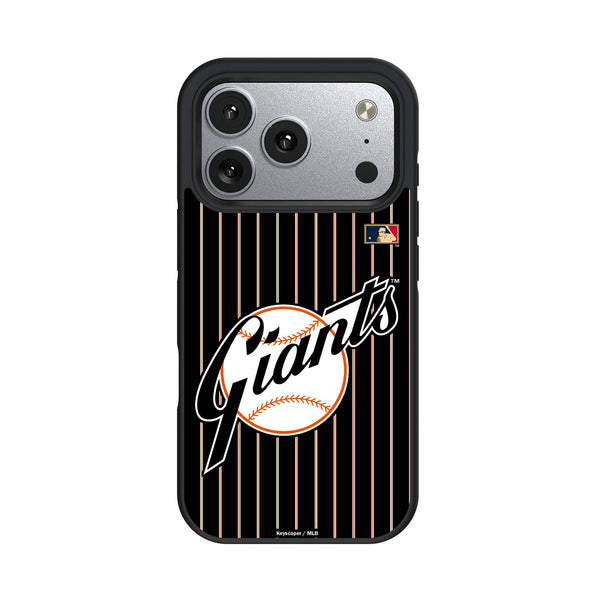 San Francisco Giants 1958-1967 - Cooperstown Collection Pinstripe iPhone Bump Phone Case for Apple iPhone