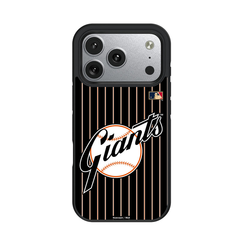 San Francisco Giants 1958-1967 - Cooperstown Collection Pinstripe iPhone Bump Phone Case for Apple iPhone