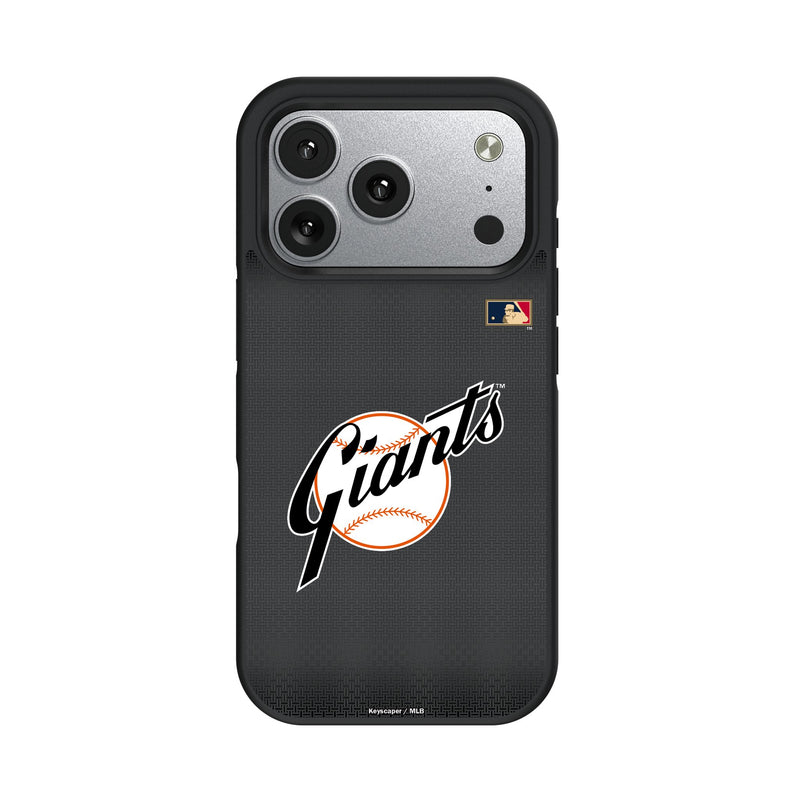 San Francisco Giants 1958-1967 - Cooperstown Collection Linen iPhone Bump Phone Case for Apple iPhone