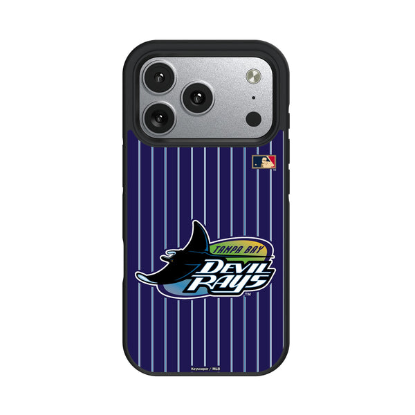 Tampa Bay 1998-2000 - Cooperstown Collection Pinstripe iPhone Bump Phone Case for Apple iPhone