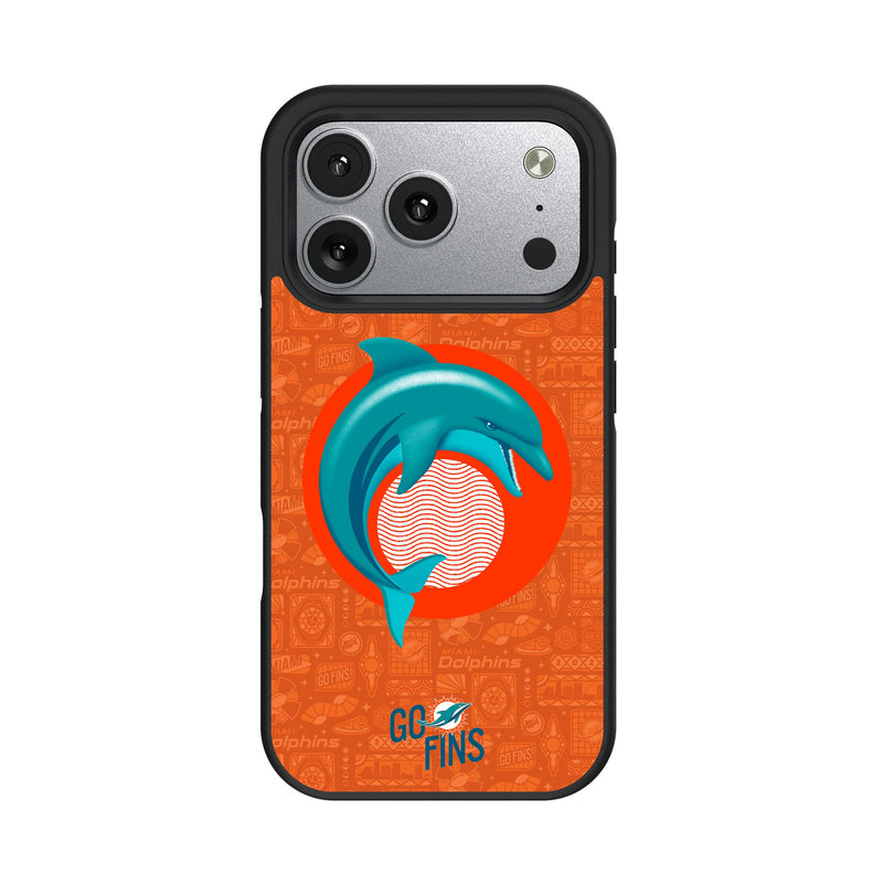 Miami Dolphins 2024 Edition iPhone Bump Phone Case for Apple iPhone