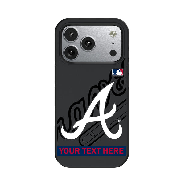 Atlanta Braves Personalized Tilt iPhone Bump Phone Case for Apple iPhone