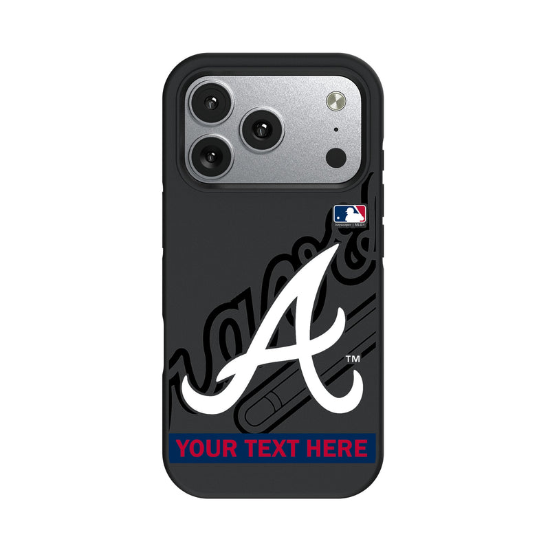 Atlanta Braves Personalized Tilt iPhone Bump Phone Case for Apple iPhone