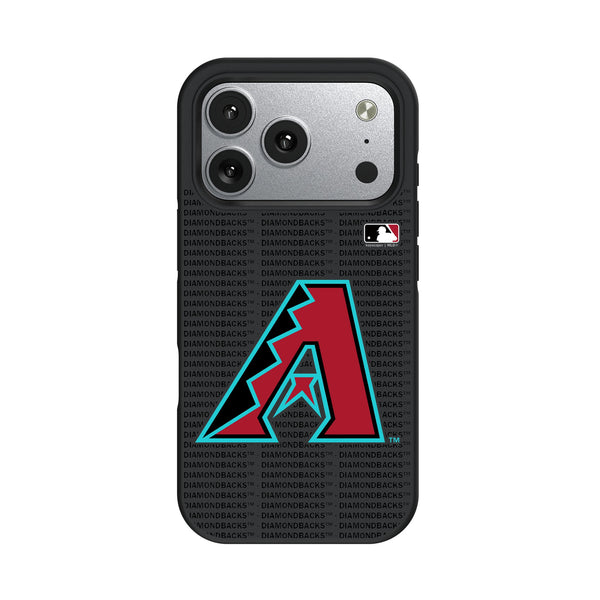 Arizona Diamondbacks Text Backdrop iPhone Bump Phone Case for Apple iPhone