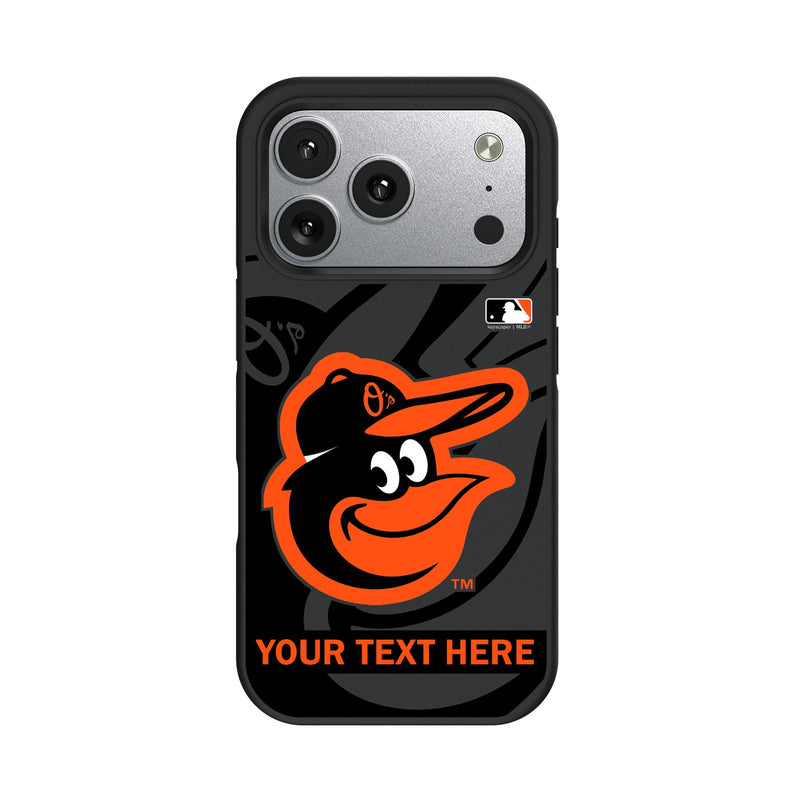 Baltimore Orioles Personalized Tilt iPhone Bump Phone Case for Apple iPhone