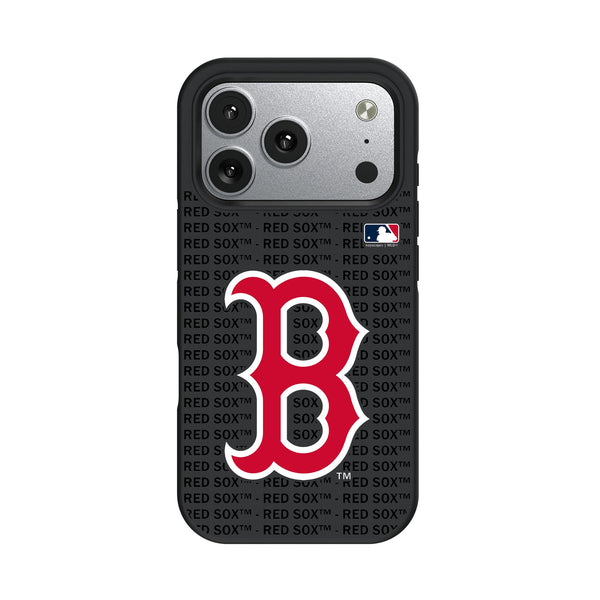 Boston Red Sox Text Backdrop iPhone Bump Phone Case for Apple iPhone