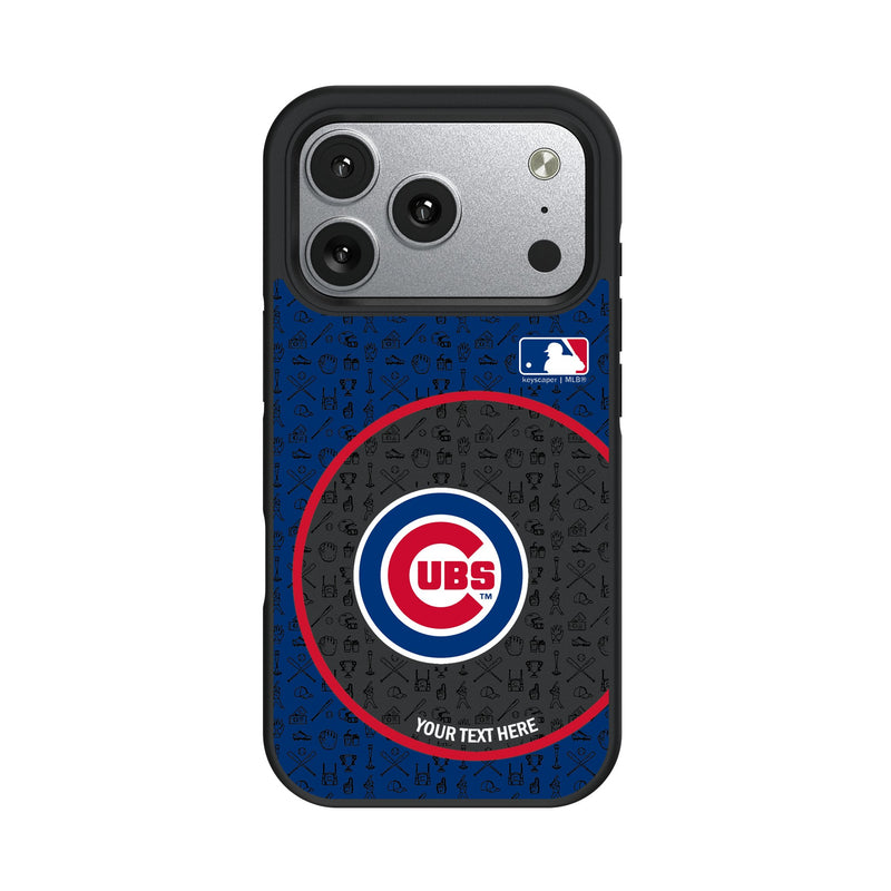 Chicago Cubs Personalized Circle iPhone Bump Phone Case for Apple iPhone