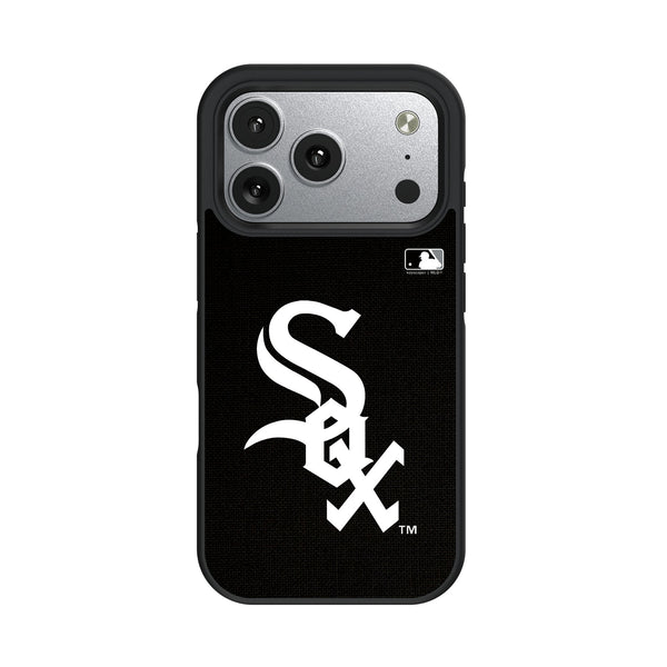 Chicago White Sox Solid iPhone Bump Phone Case for Apple iPhone