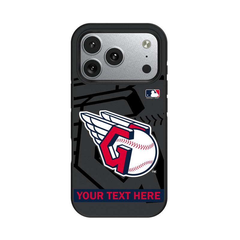 Cleveland Guardians Personalized Tilt iPhone Bump Phone Case for Apple iPhone