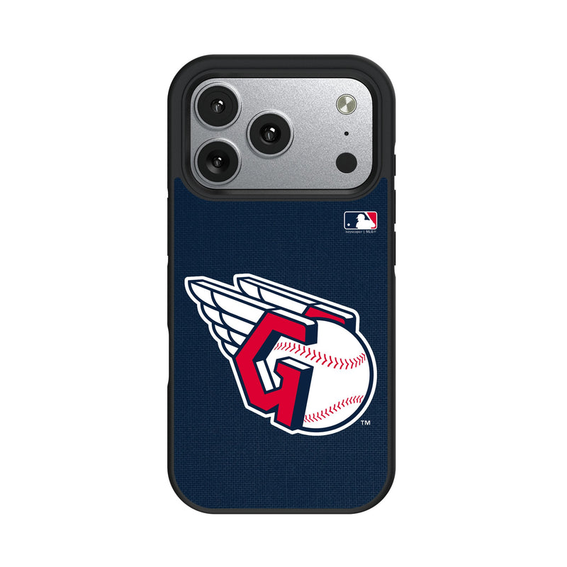Cleveland Guardians Solid iPhone Bump Phone Case for Apple iPhone