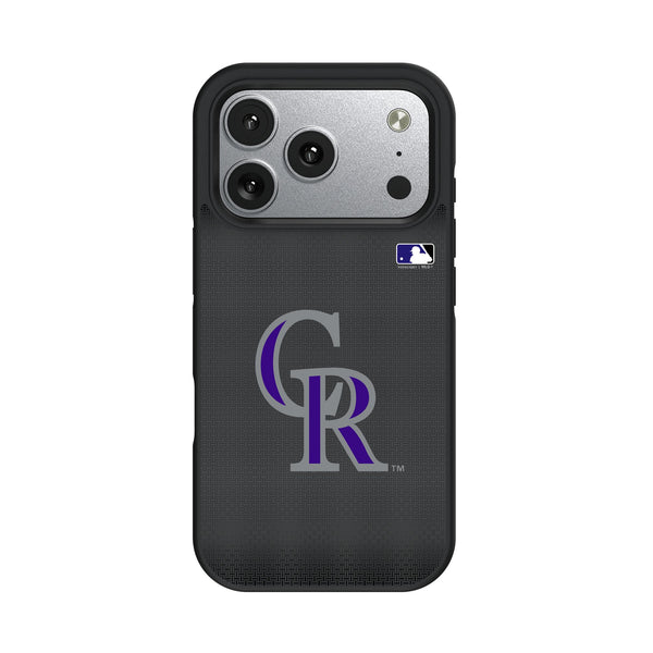 Colorado Rockies Linen iPhone Bump Phone Case for Apple iPhone