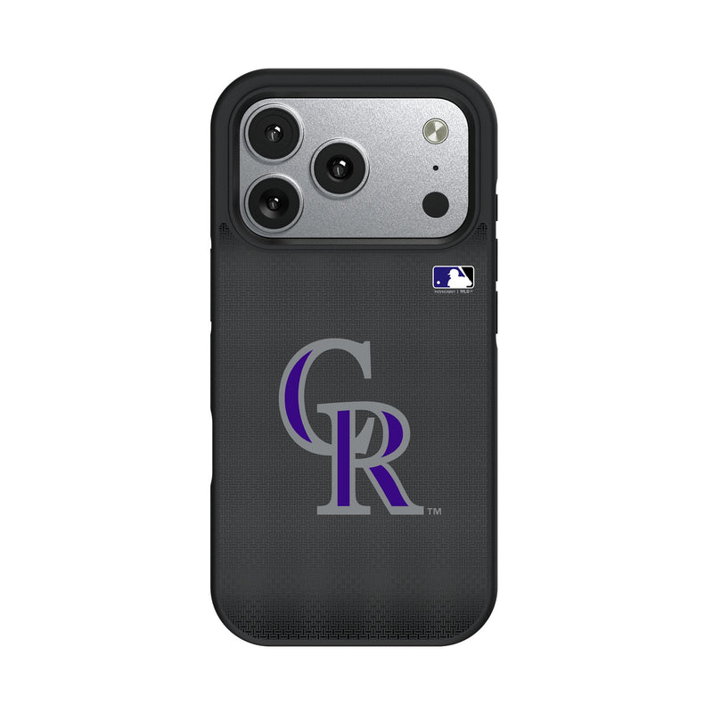 Colorado Rockies Linen iPhone Bump Phone Case for Apple iPhone