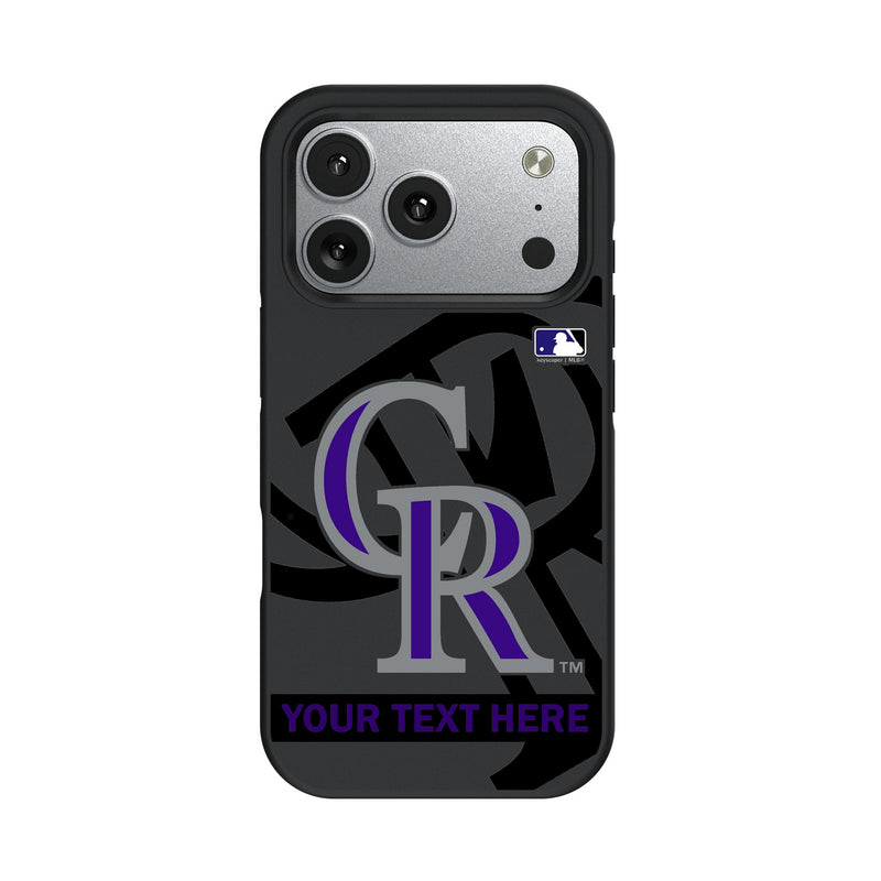 Colorado Rockies Personalized Tilt iPhone Bump Phone Case for Apple iPhone