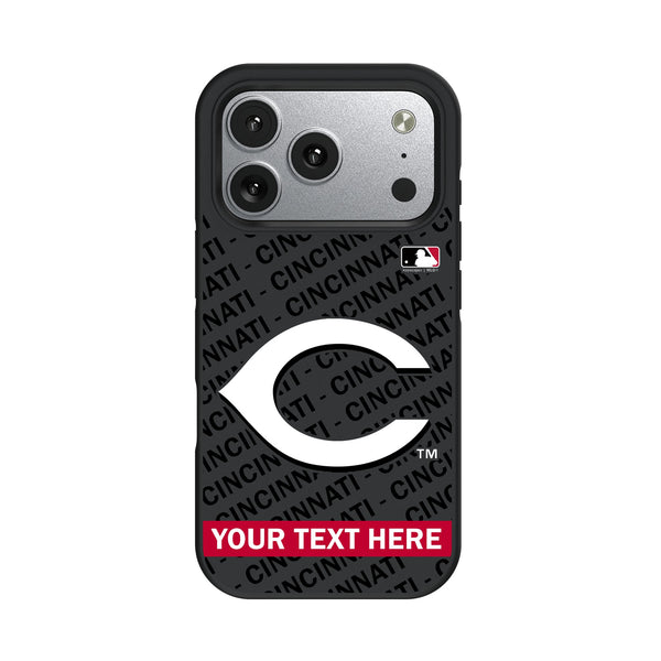 Cincinnati Reds Personalized Tilt iPhone Bump Phone Case for Apple iPhone