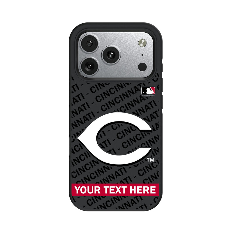 Cincinnati Reds Personalized Tilt iPhone Bump Phone Case for Apple iPhone