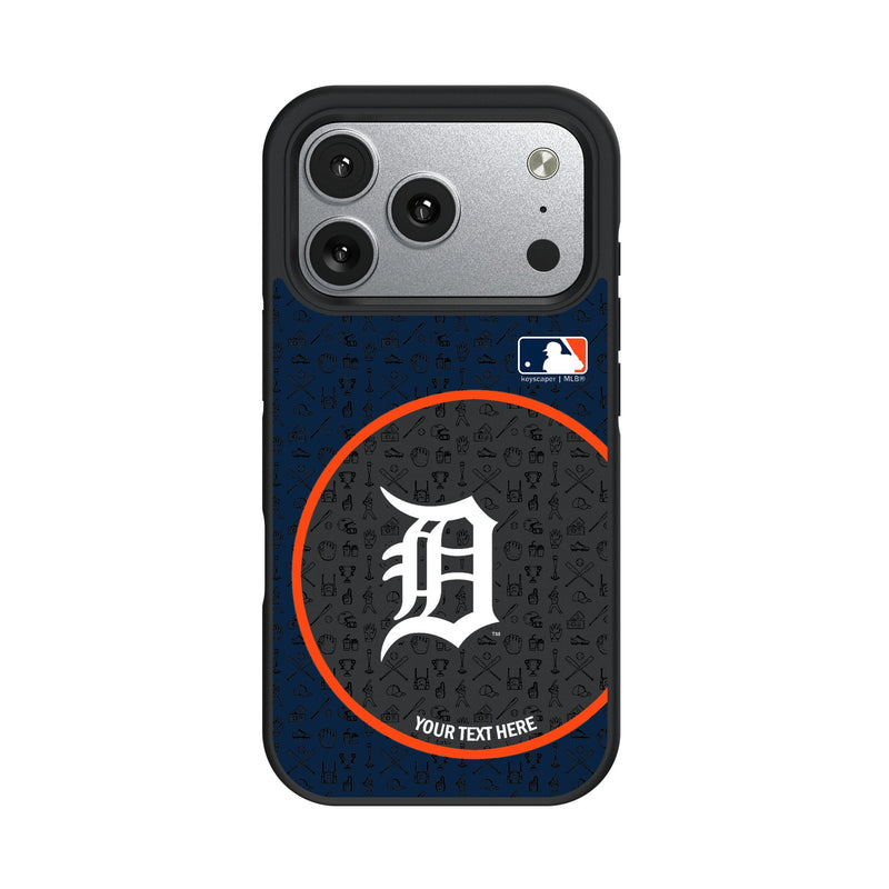 Detroit Tigers Personalized Circle iPhone Bump Phone Case for Apple iPhone