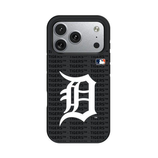 Detroit Tigers Text Backdrop iPhone Bump Phone Case for Apple iPhone