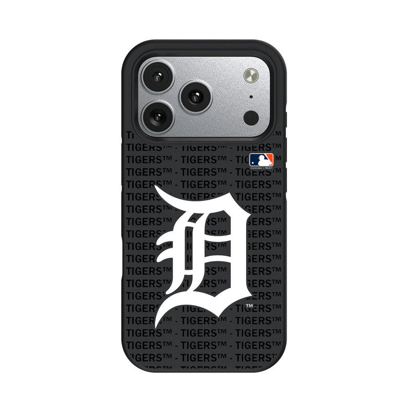Detroit Tigers Text Backdrop iPhone Bump Phone Case for Apple iPhone