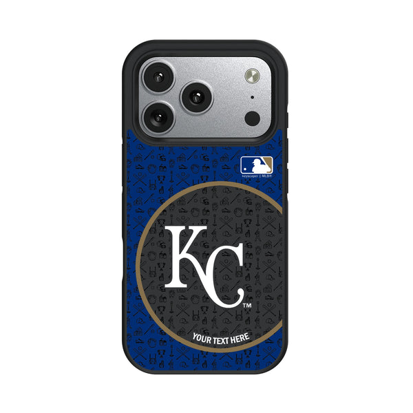 Kansas City Royals Personalized Circle iPhone Bump Phone Case for Apple iPhone