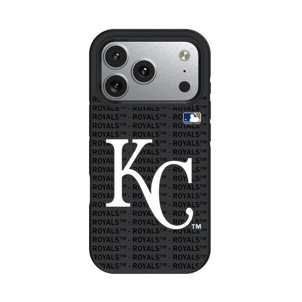 Kansas City Royals Text Backdrop iPhone Bump Phone Case for Apple iPhone