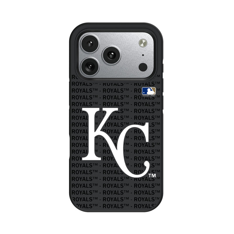 Kansas City Royals Text Backdrop iPhone Bump Phone Case for Apple iPhone