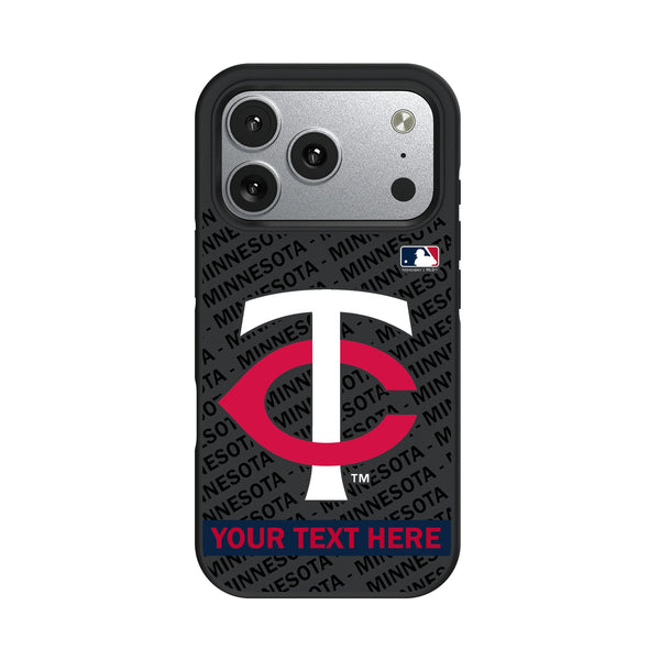 Minnesota Twins Personalized Tilt iPhone Bump Phone Case for Apple iPhone