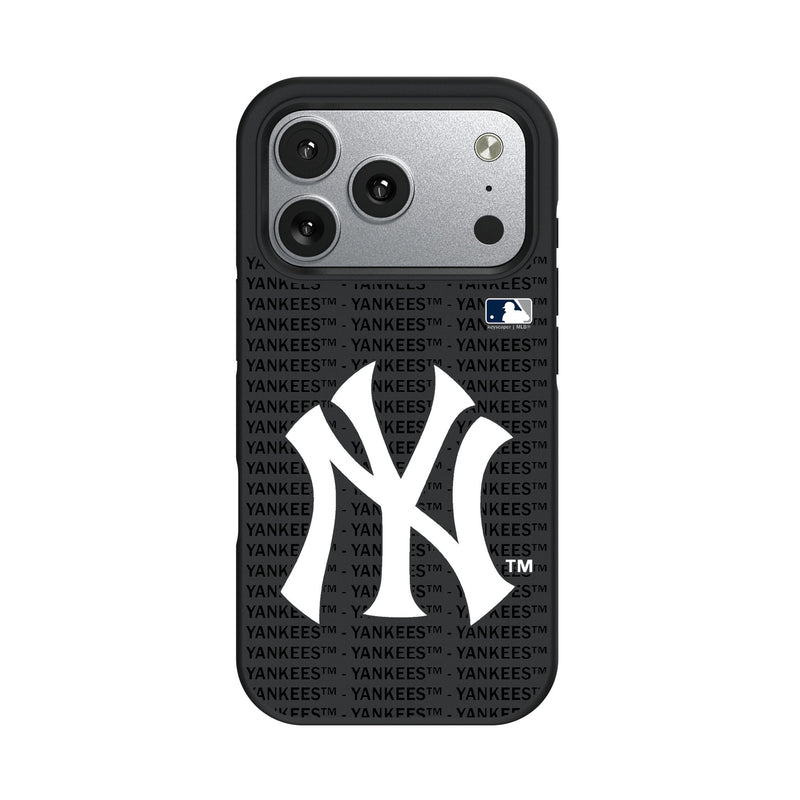 New York Yankees Text Backdrop iPhone Bump Phone Case for Apple iPhone