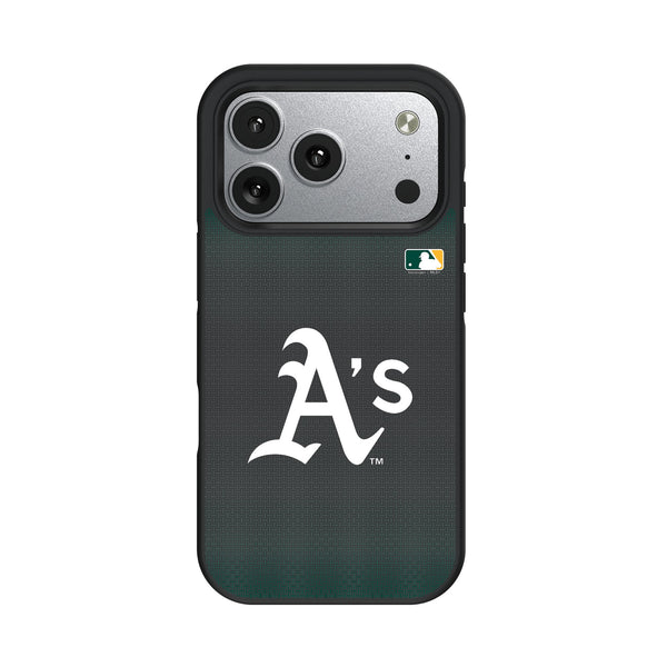 Oakland Athletics Linen iPhone Bump Phone Case for Apple iPhone