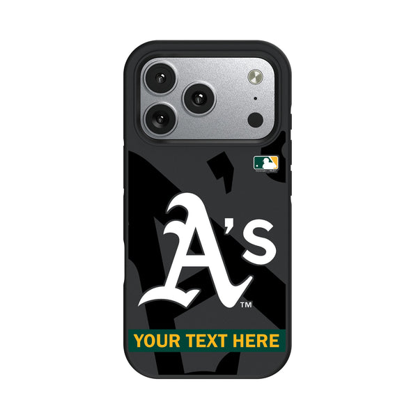 Oakland Athletics Personalized Tilt iPhone Bump Phone Case for Apple iPhone