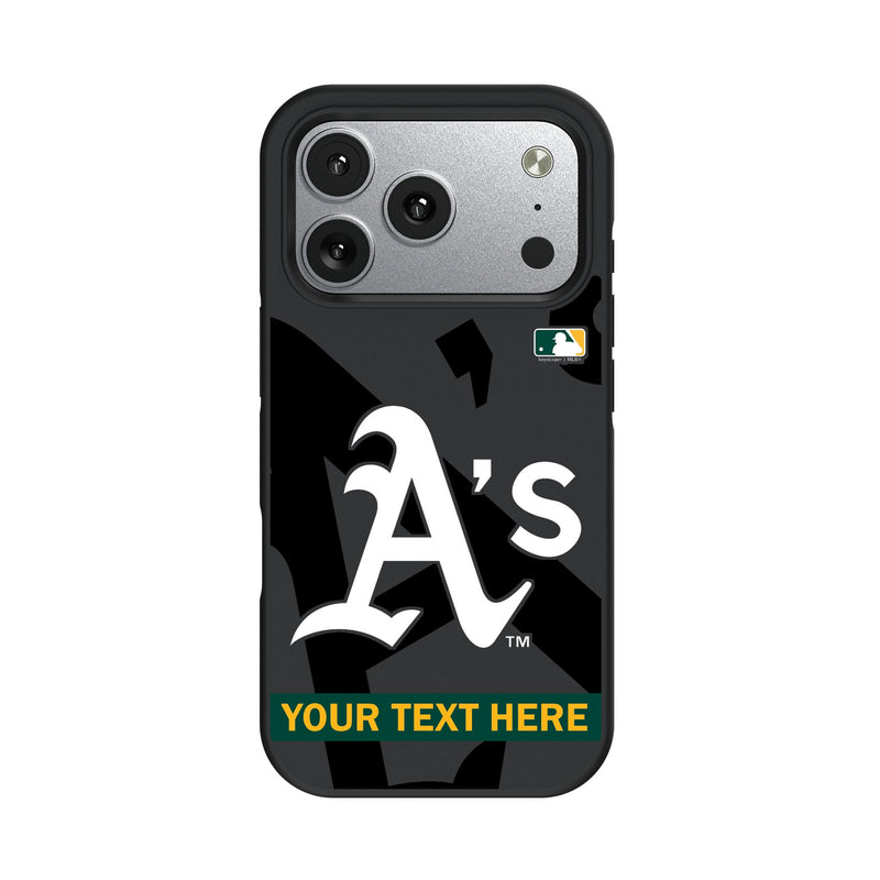 Oakland Athletics Personalized Tilt iPhone Bump Phone Case for Apple iPhone