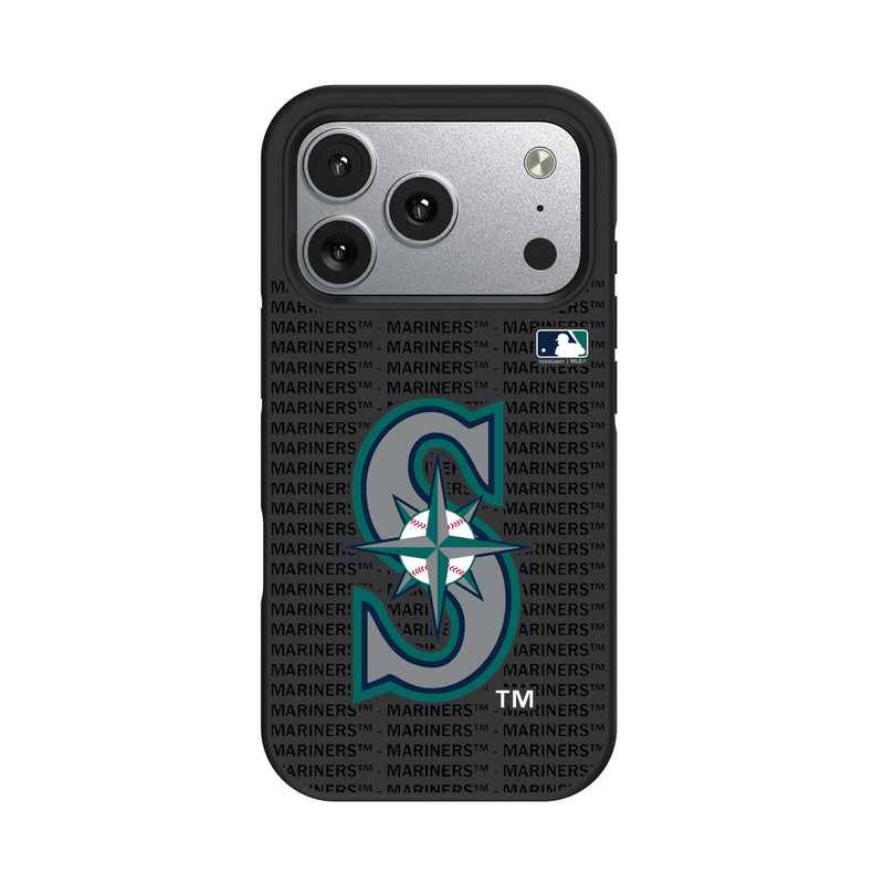 Seattle Mariners Text Backdrop iPhone Bump Phone Case for Apple iPhone