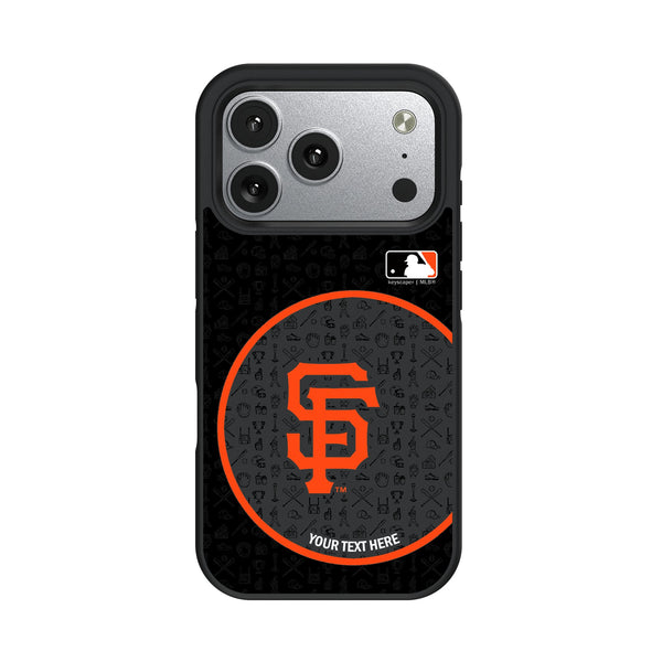 San Francisco Giants Personalized Circle iPhone Bump Phone Case for Apple iPhone