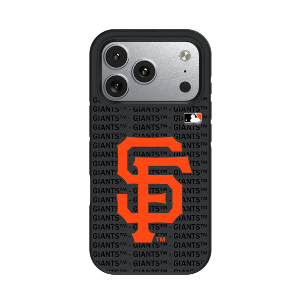 San Francisco Giants Text Backdrop iPhone Bump Phone Case for Apple iPhone