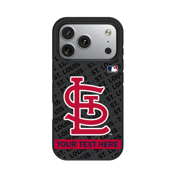St Louis Cardinals Personalized Tilt iPhone Bump Phone Case for Apple iPhone